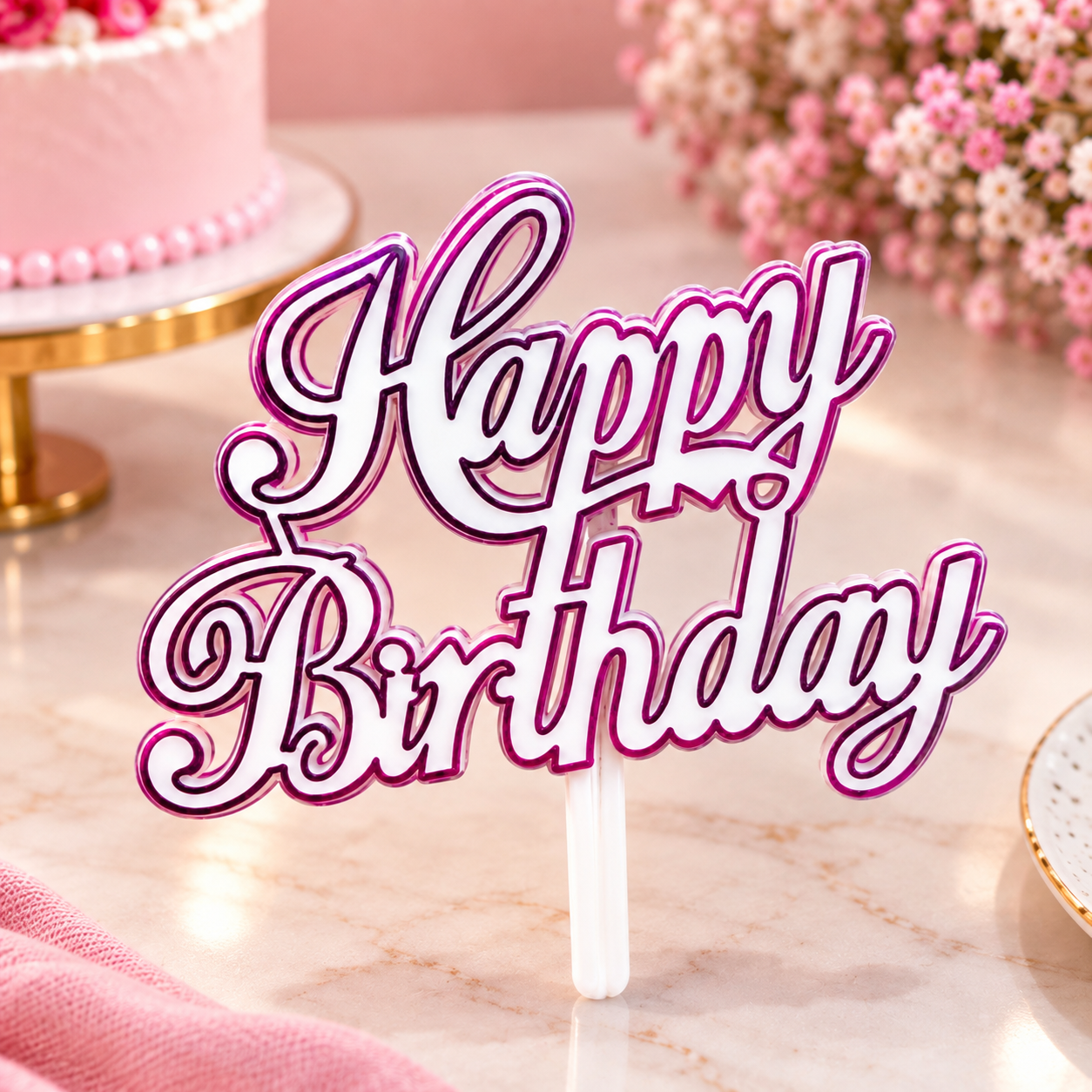 تاپر Happy Birthday بزرگ